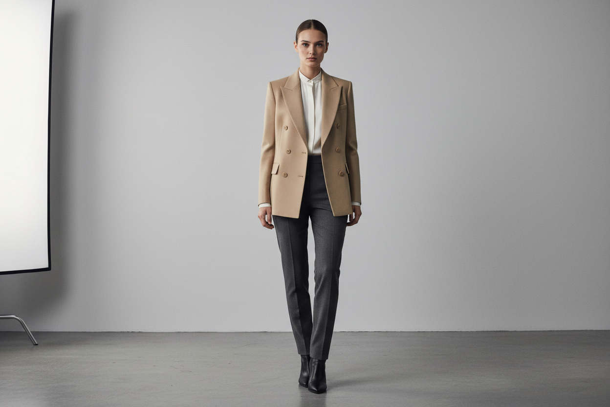 photoshoot wearing nice clothing